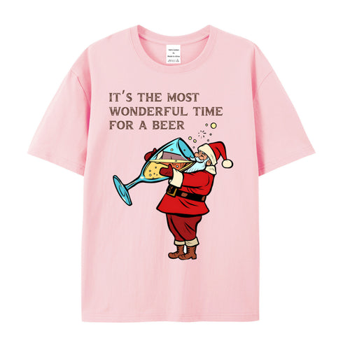 Unisex Christmas Theme Cotton T-Shirt